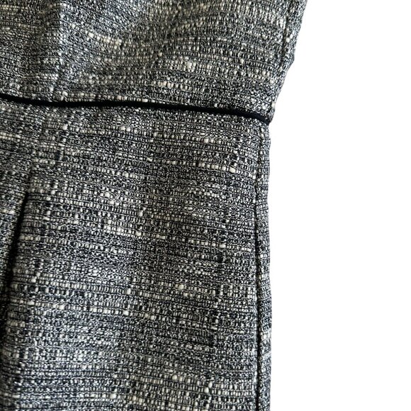 BANANA REPUBLIC Gray Pleated A Line Dress Size 0 - Picture 9 of 10